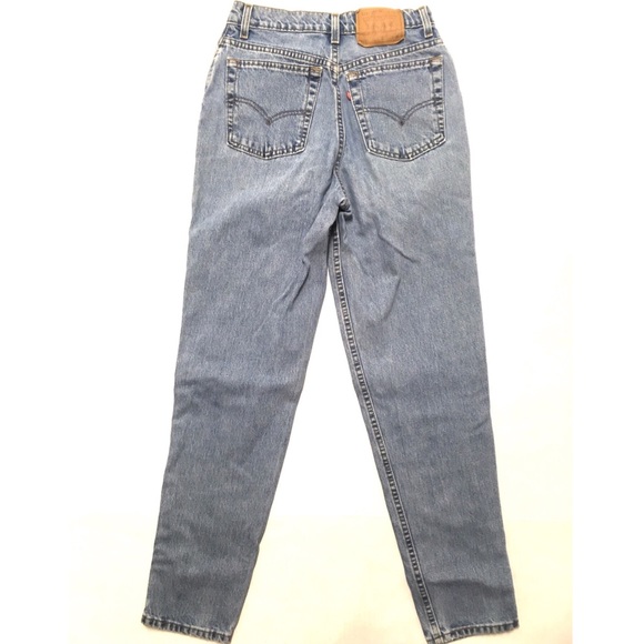 VTG Levi’s 512 slim tapered leg wedgie jeans 11 28 - Picture 3 of 7